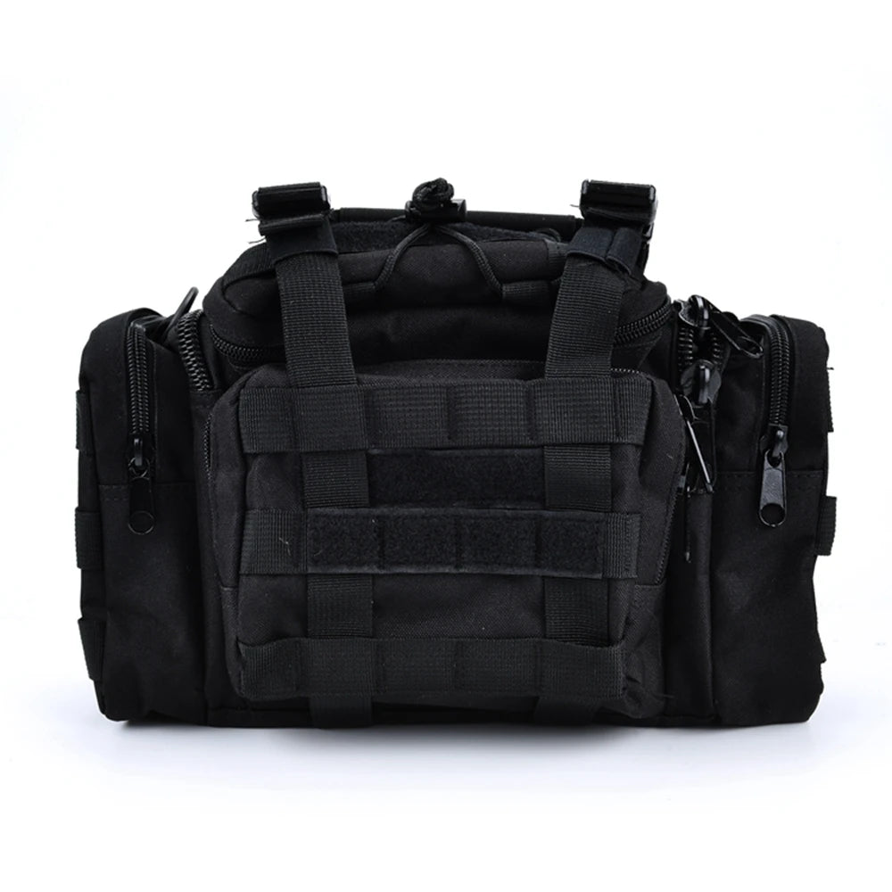Tactical Waist Pack Camouflage Outdoor Sling Shoulder Bag for Fishing Lures Camera Gear & EDC Multi-Function Molle Utility Po