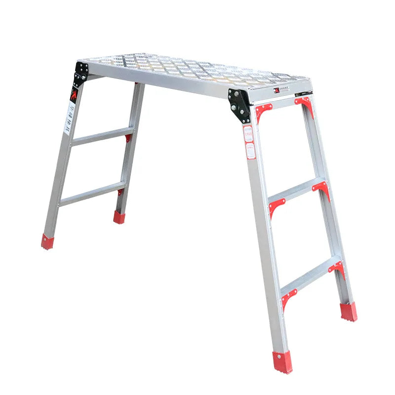 Factory Direct Sales of Modern Aluminum Alloy Foldable Ladder for Apartment Use Household Work and Car Wash Station