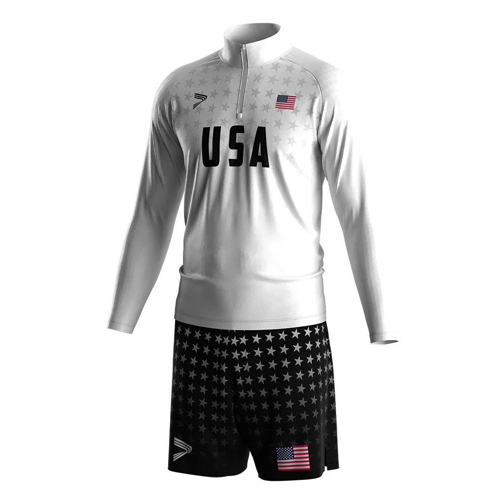 Custom Oem Professional Grappling Warm-Up Suit Men Singlet Sublimated Printing Usa Wrestling Singlets