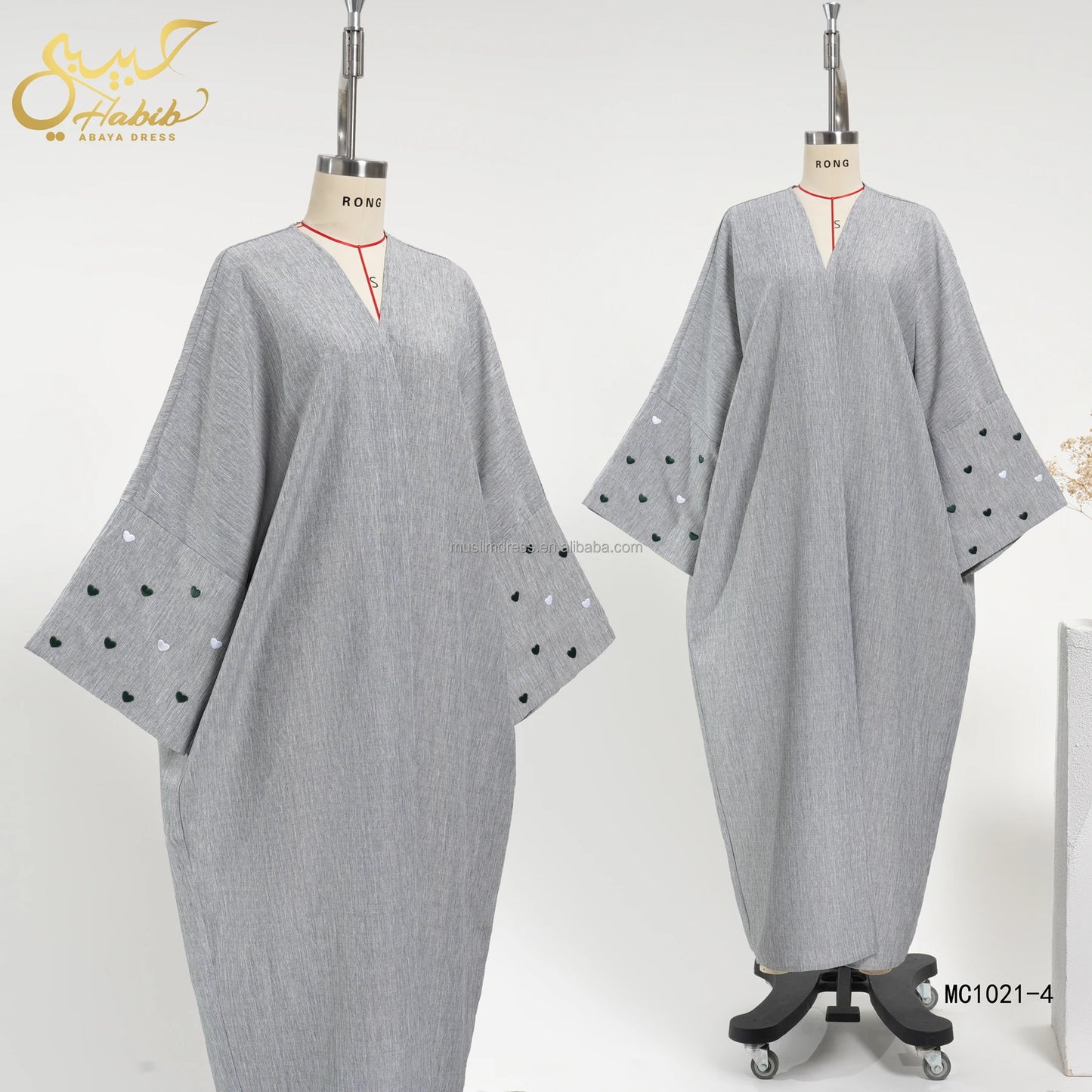 2026 Abaya Embroidery Islamic Clothing Women Kimono Cardigan Muslim Casual Dresses Polyester Linen Abaya Women Muslim Dress