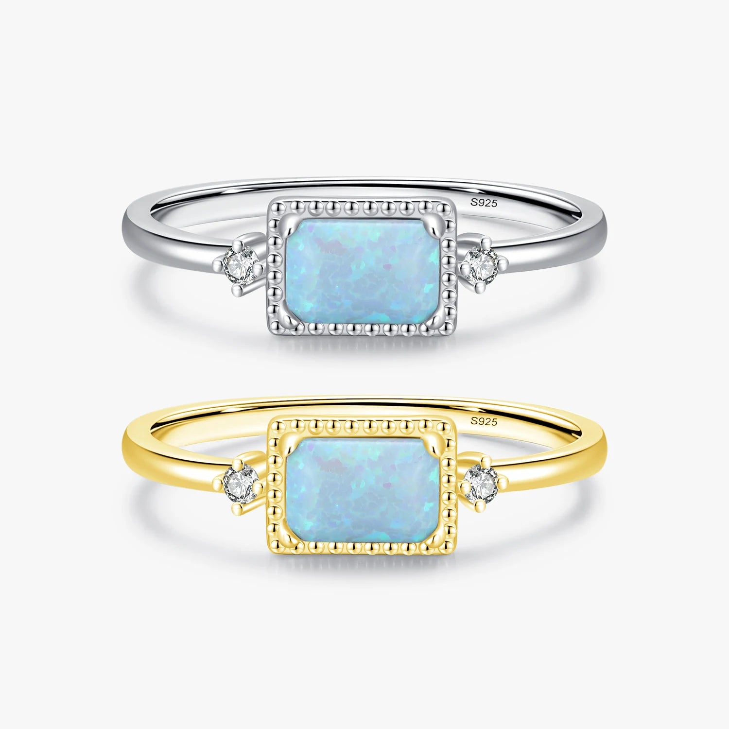 Real 925 Sterling Silver Fantastic Natural Opals Finger Rings for Women Wedding Anniversary Jewelry Fine Accessories Anel