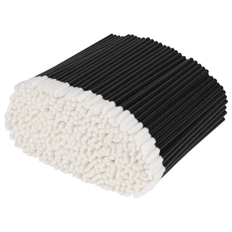 50 Pcs Disposable Lip Lint-Free Applicators Wands for Mascara Brushes Makeup Tool Lipstick Applicators