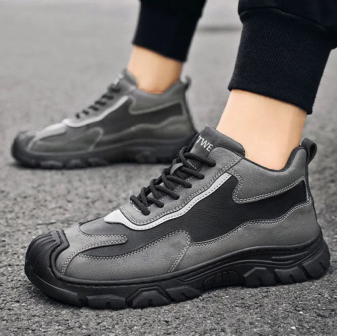 New Stylish Men's Wear-resistant Waterproof Anti-slip Hiking Shoes Men Low Cut Mountaineering Climbing Sports Shoes