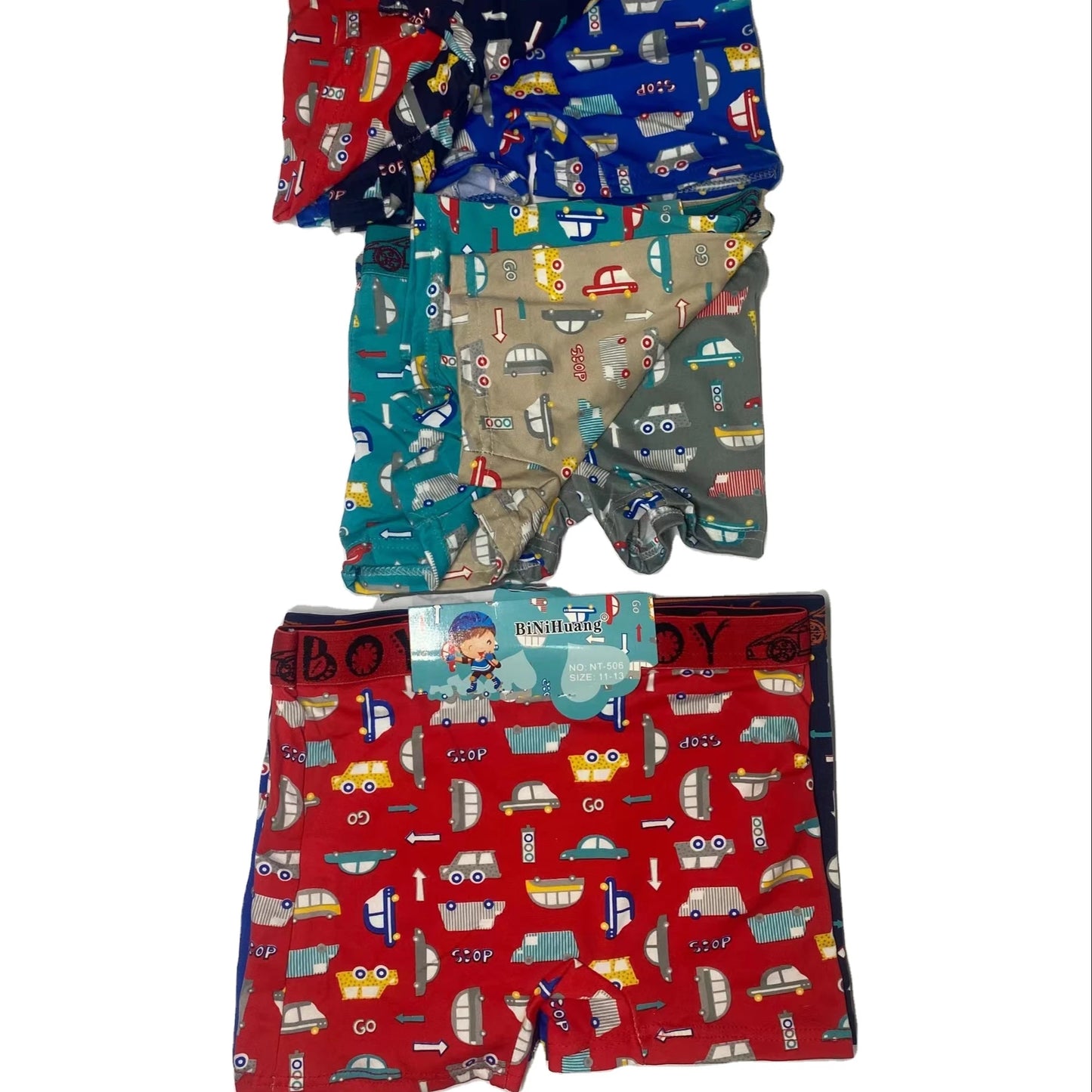 2026 Hot Selling Mixed Designs Stocklot Underwear Cheap Young Kid Boy Boys Panties Boxer