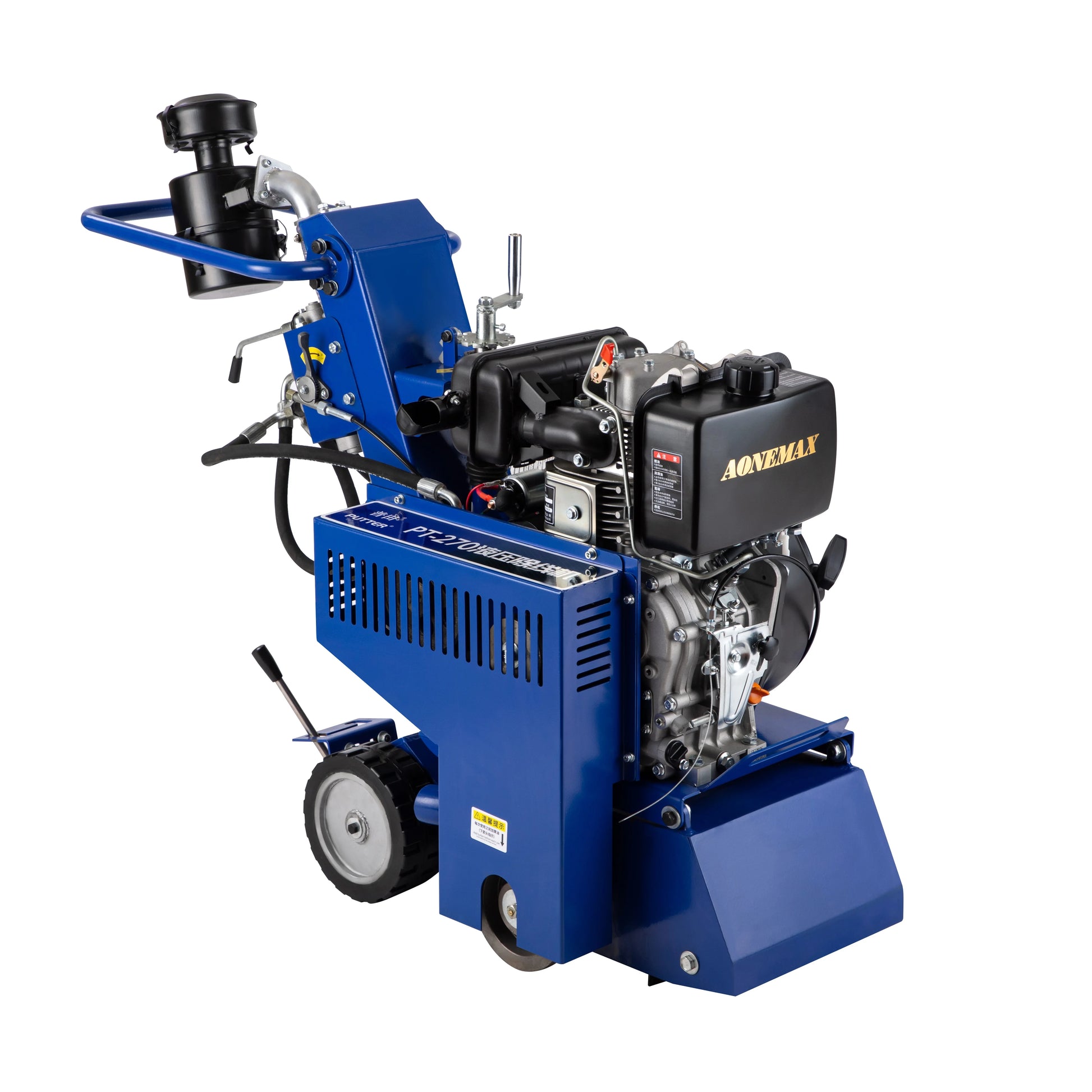 PUTTER PT-270 Hydraulic Self-Propelled Line Removal Machine 13.5HP Engine 1 Year Warranty 225mm Strip Width 500/Day