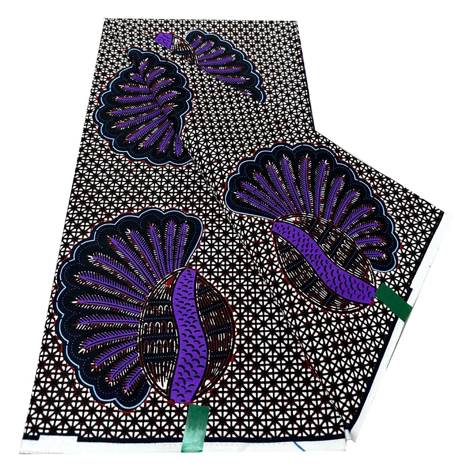 High Quality Africa Clothing Nigeria Ankara Fabric African 100% Cotton Wax Print Fabric Hollandais Wax for Sewing Dress & Sui
