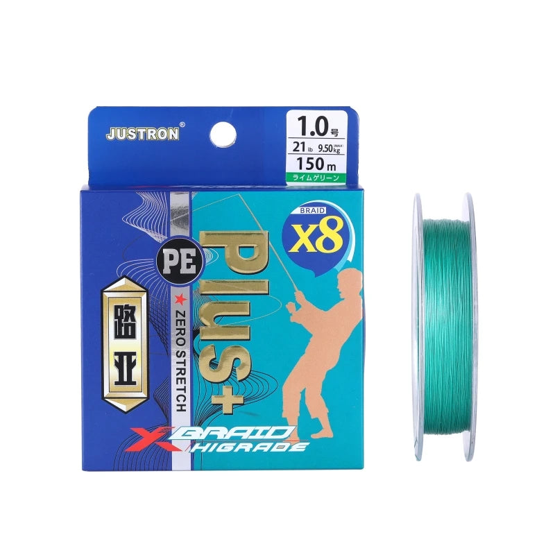 New 150m Braided Fishing Line 8 Strands with Durable Coating Wear- and Bite-Resistant for River Fly Fishing