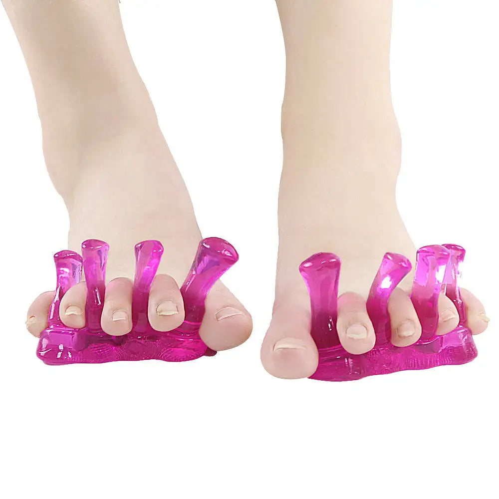 Silicone Medical Orthotics Gel Bunion Toe Corrector Stretcher Separator Three-Hole Foot Care Product