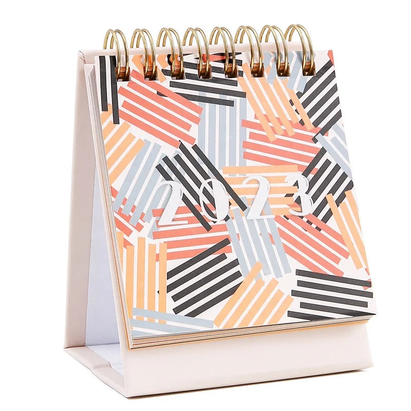 Hot Selling 2024 Mini English Calendar Desk Coil Custom Planner Promotion Gift