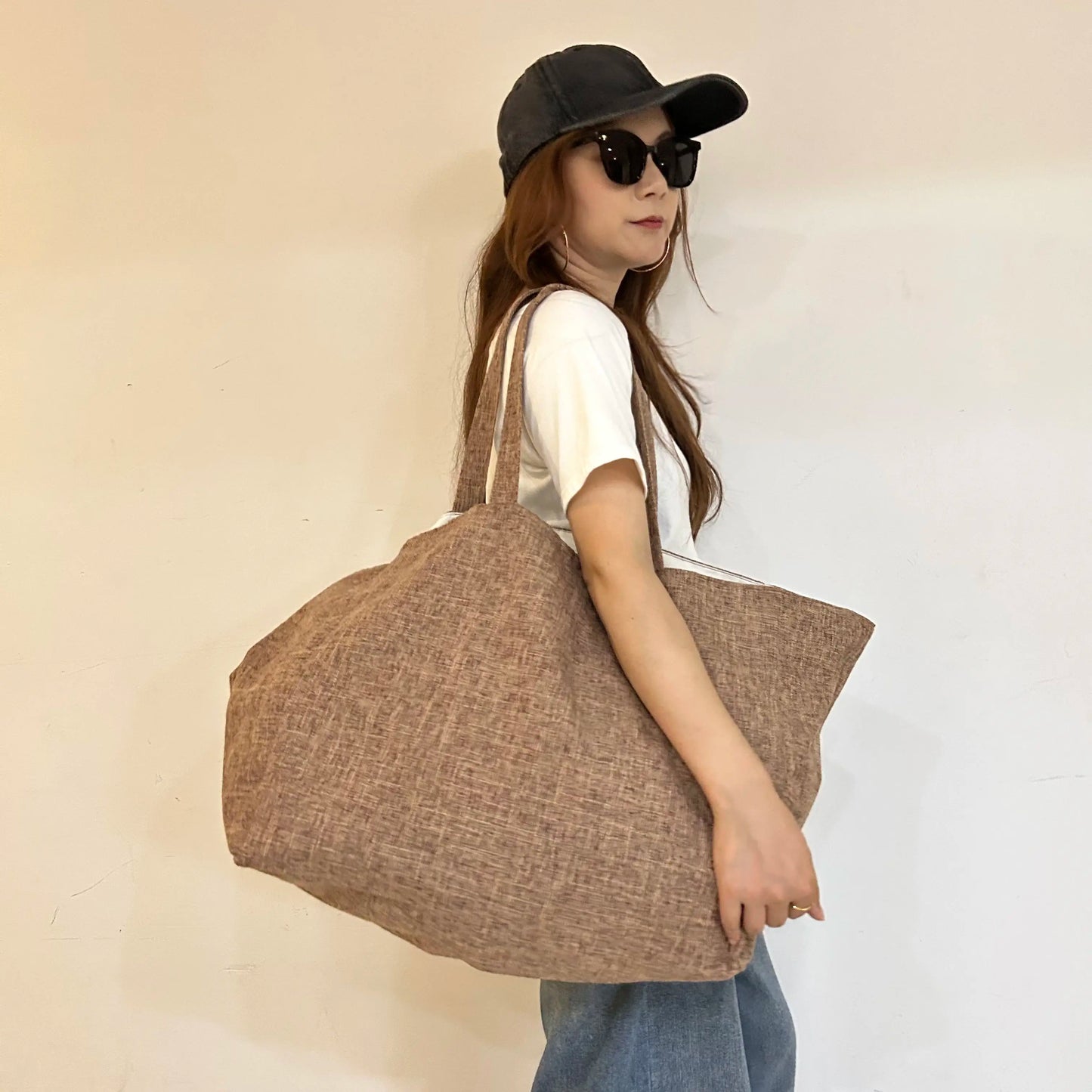 Hot Selling Recycled Fashion New Design Large Custom Printed logo Heavy Duty Reusable Eco Cotton Canvas Tote Cotton Tote Bag