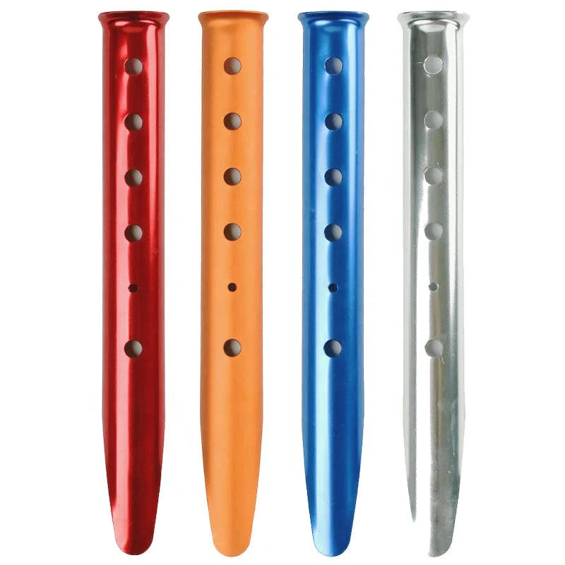 Durable & Portable Aluminum Outdoor Screw Tent Nail Peg Sandbeach Tent Peg