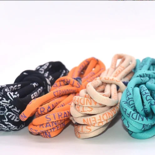 High Stretch Polyester Computer Jacquard Round Rope Jacquard LOGO Bunched Cord Bag Core Rope Hoodie Hat Hand Rope
