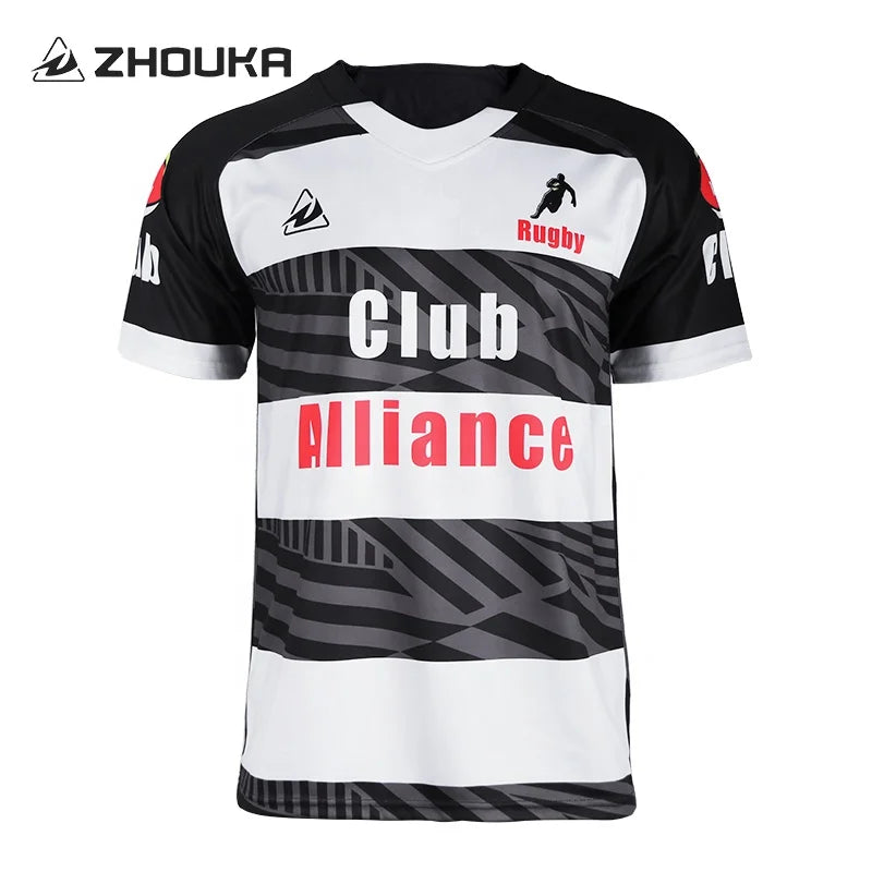 New Design Customized Sublimation Rugby Jersey  for Men Rugby League Jerseys Custom Tribal Football Rugby Wear Uniform Shirts