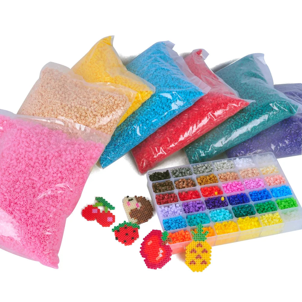 Hot Selling Products Diy Fuse Beads  Educational Toys Fuse Beads Pegboard Perler Beads 5mm for Kids