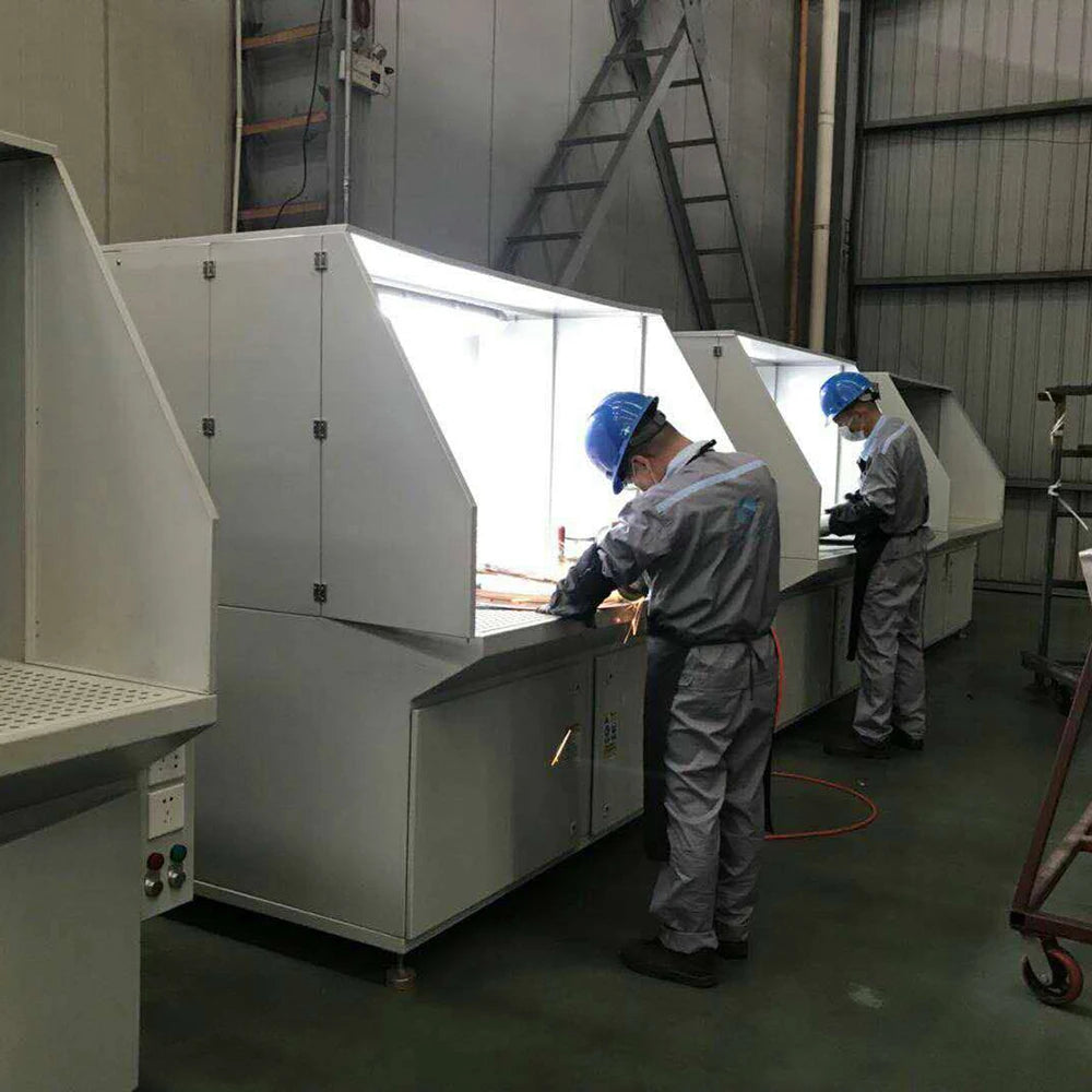 Pulse System Dust Suction Vacuum Cleaner Table Polishing Sanding Integrated Dedusting Work Table