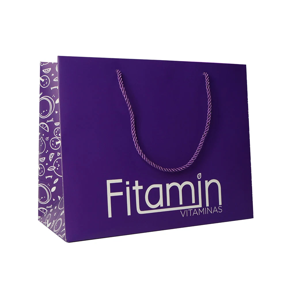 Custom Logo Brand Apparel Hot Sell Packaging Colored Shopping Cosmetic Gift Beauty Art Paper Disposable Flexiloop Handle Bag