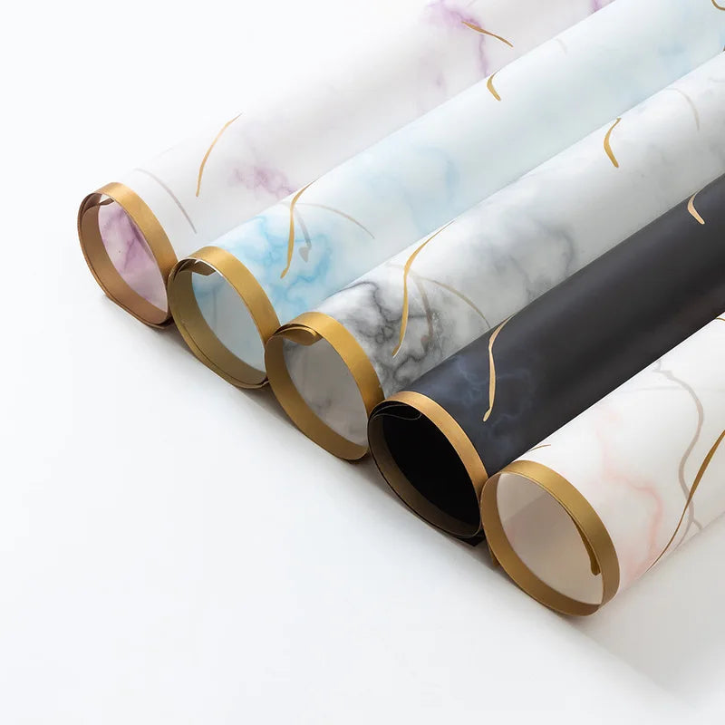 Various Colors Paper Wrapping Flowers Wrapping Paper Waterproof Flower Wrapping Paper
