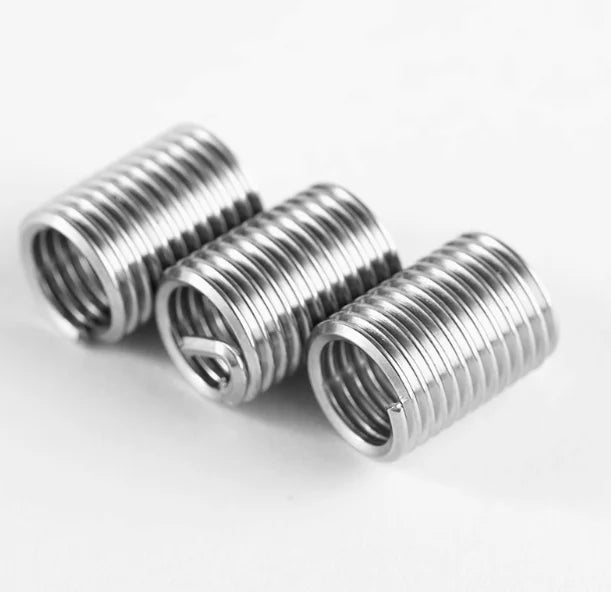 Alloy 1Cr18Ni9Ti HB5513-1996 Standard M10 Wire Thread Insert 304 Stainless Steel Used for Strengthening Fastening-1.5D 2.5D 3
