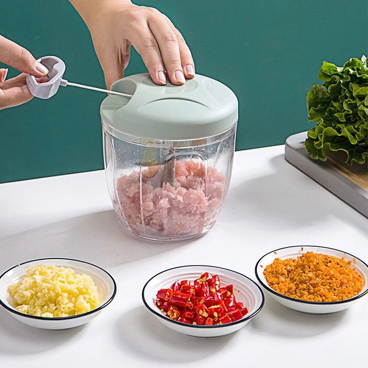 Kitchen Household Vegetables Blender Slicer Mini Manual Food Meat Onion Chopper Grlic Crusher Cutter