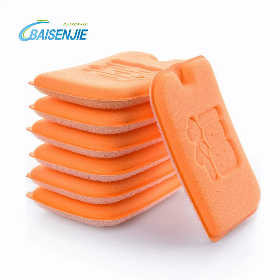 Multi-Purpose Sponges Kitchen by Scrub-it Non-Scratch Microfiber Sponges for Clean Reusable Dish Sponge for Dishes Pots and P
