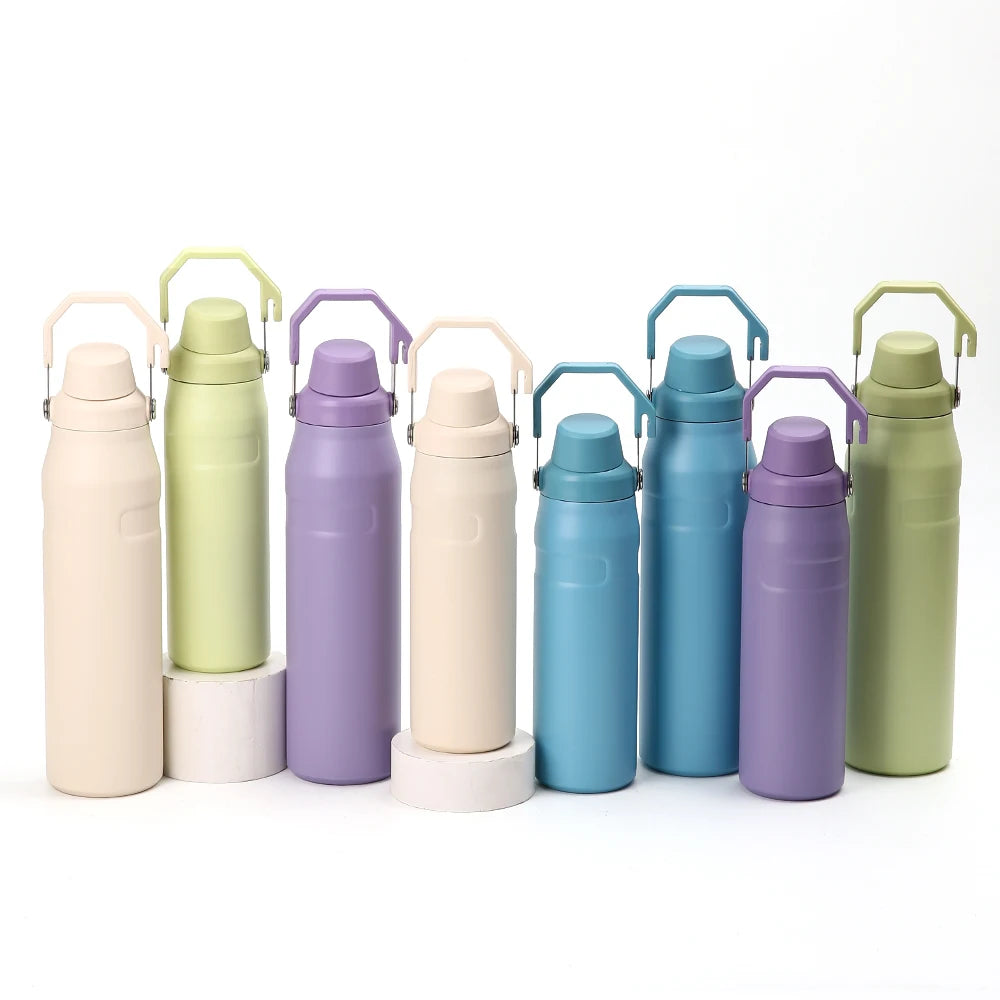Good Quality 360ML 480ML Vacuum Flask Double Wall Stainless Steel Water Bottle Sport Water Bottle with Lid