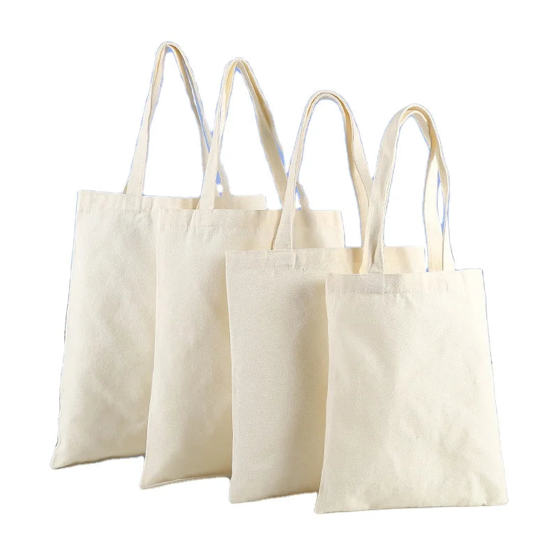 Many Size Children Used Washable Portable Pouch Reusable Cotton  Tote Bag with Custom logo Shopping Bag