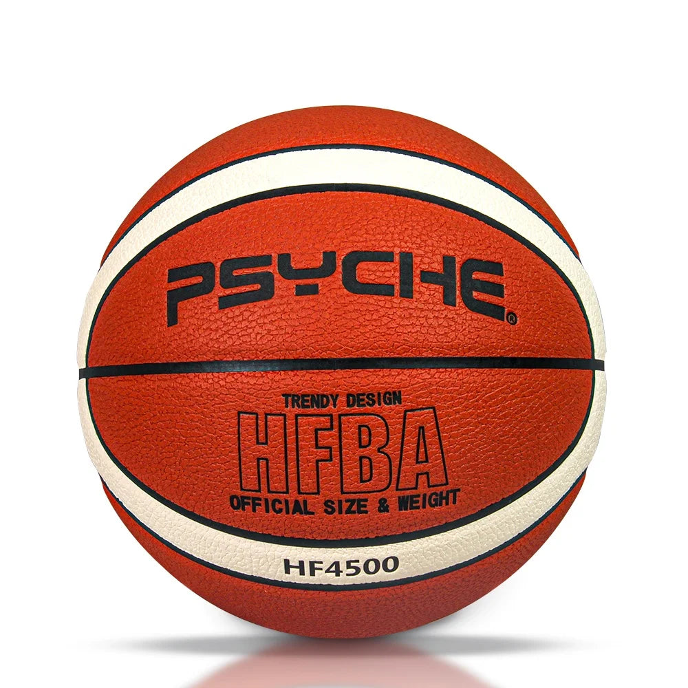 PSYCHE Custom Size 7 PU Leather Basketball Molten Design for Indoor and Outdoor Training Practice