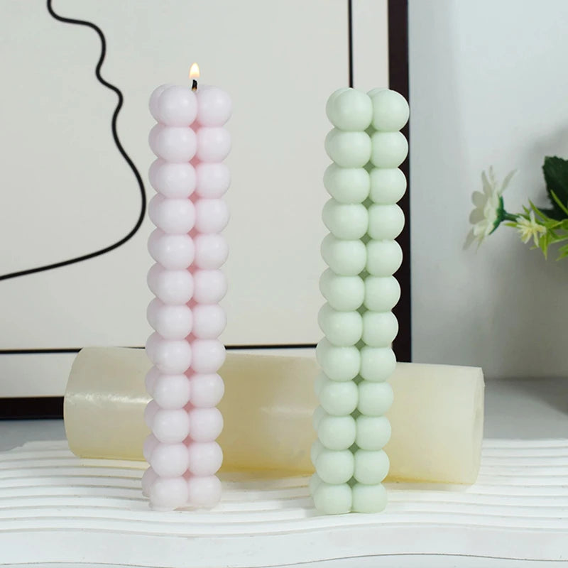 Bubble Candle Mold Ball Silicon Mousse Cake Decorating DIY Candle Silicone Cake Pop Mold for Cake Making