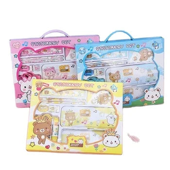 School Cartoon Kids Stationery Gift Set Kindergarten Children's Day Prizes Pencil case Eraser Birthday Gift Box for Kids