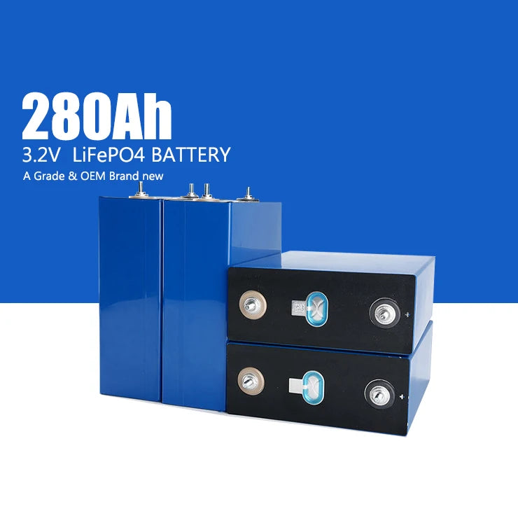 Shenzhen Baisiyu Technology Co. Ltd Prismatic Lifepo4 Battery Cell 3.2V 280Ah Solar Battery 12V 200Ah 300Ah 8000 Cycles 5-Yea