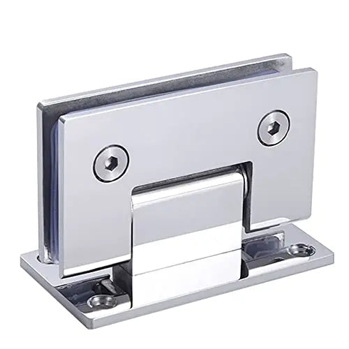 Shower Door Hinge for 8-12mm Tempered Glass Stainless Steel 304 90 Degree Bathroom & Dining