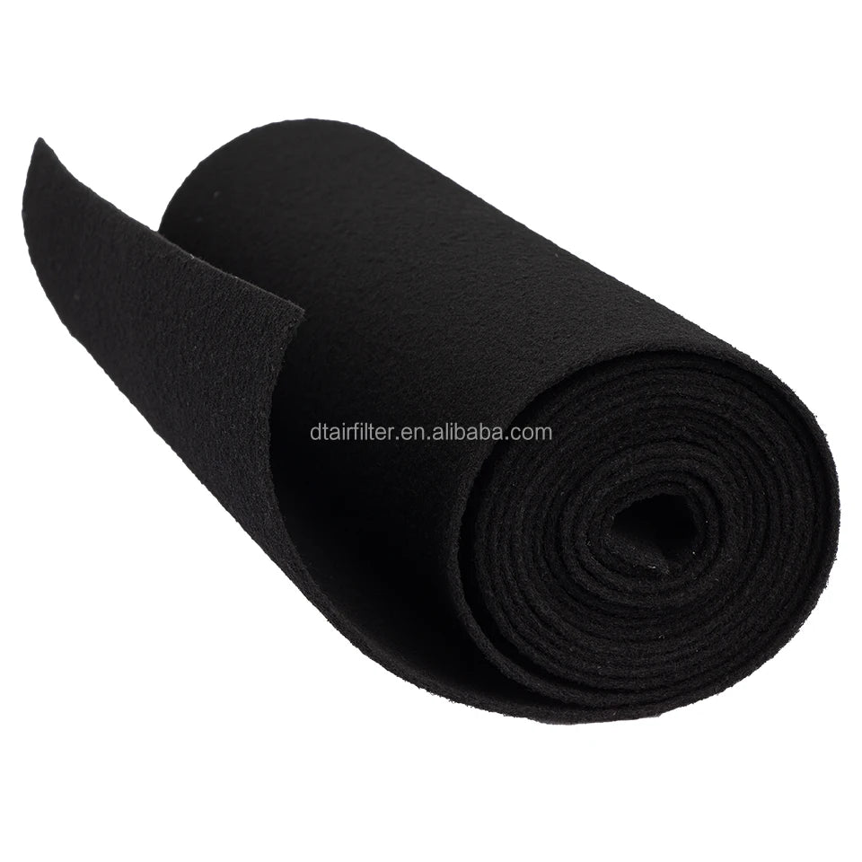Wholesale Industrial True Activated Carbon Cotton Roll Odor Adsorption Smoke Adsorption Sponge