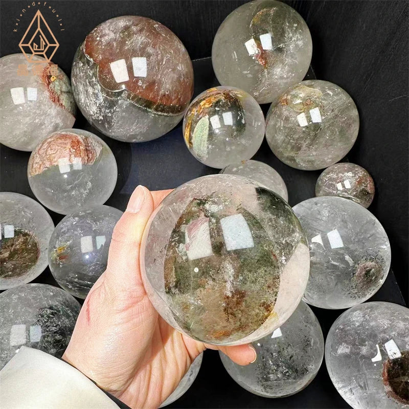 High Quality Crystal Crafts Natural Garden Quartz Sphere Wholesale Healing Stone for Decoration