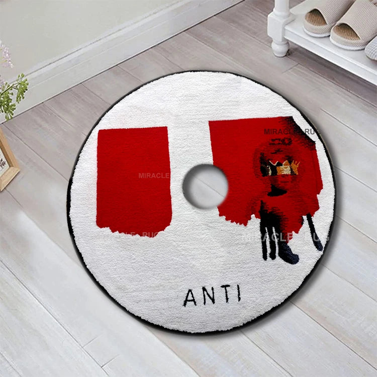 Wholesale Cassette Tape Over Shape Rug Tufting Custom Rugs Hand Tufted cd Made Round Area Rugs and Carpet Sets