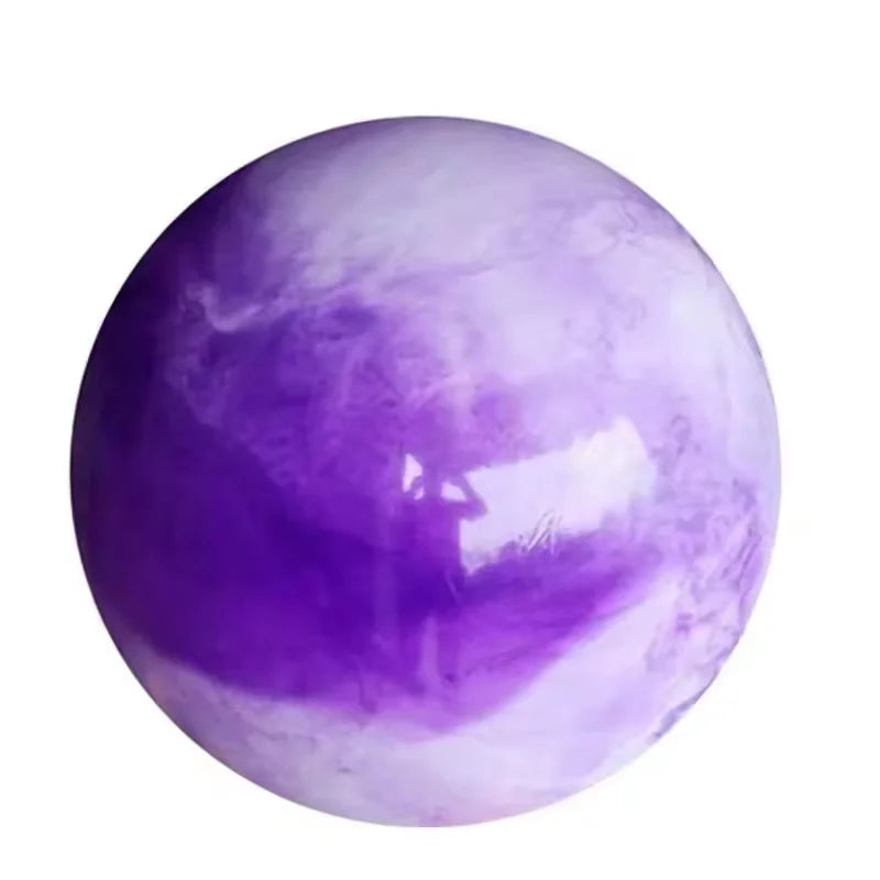 Marbleized PVC Inflatable Bouncy Ball with Hand Air Pump Beach Toys for Sports & Entertainment