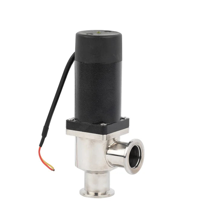 GDC KF Vacuum Stainless Steel 220V Solenoid Operated Flapper Valve