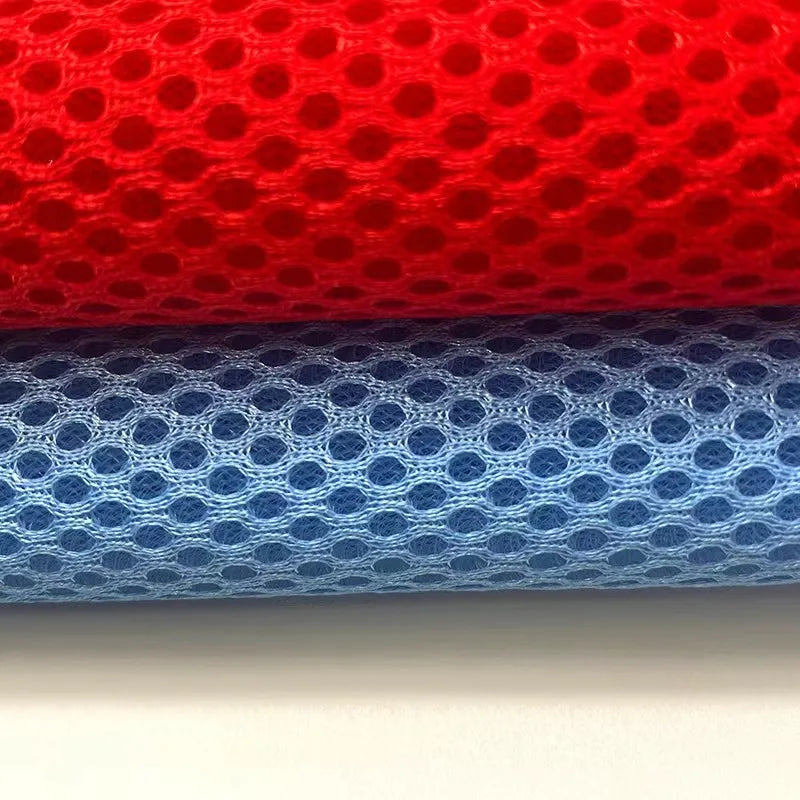 100% Polyester Backpack Jiangsu Plain Knitted Air Mesh Sandwich Mesh Fabric Product Shoe Lining 3D Fabric for Bike Seat 1 Met