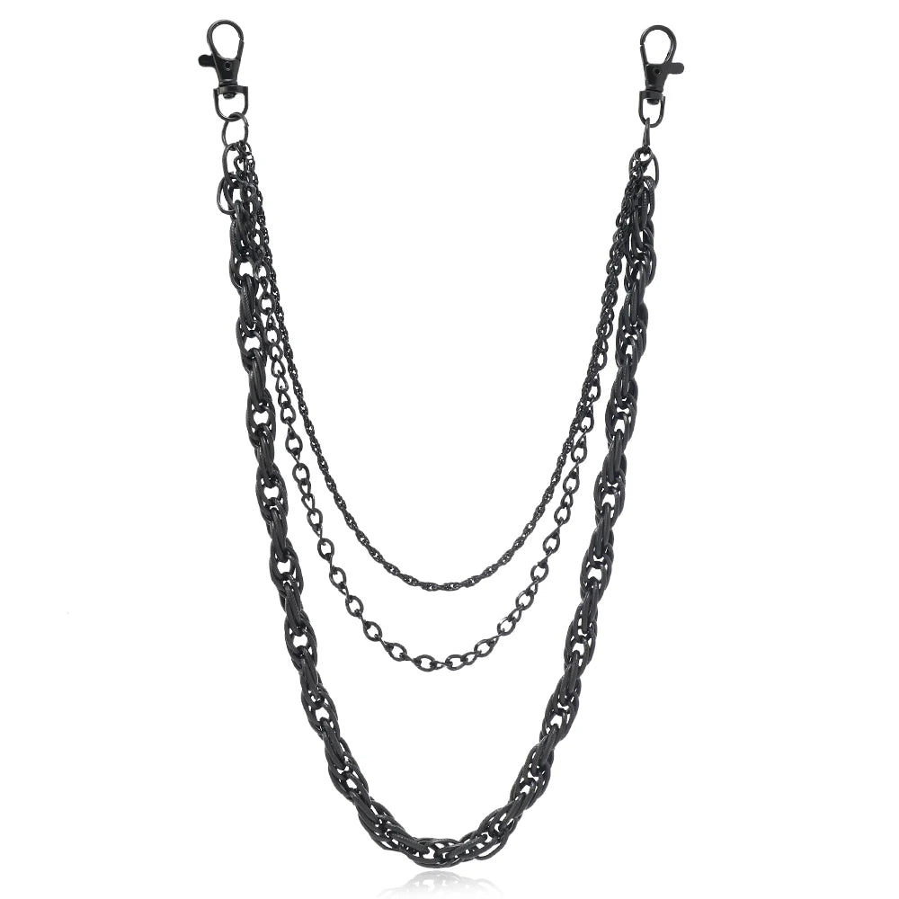New Design Hiphop Personality Metal Pants Chain Dress Decoration Chain Men's Accessories