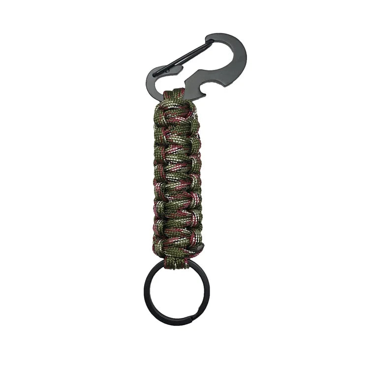 Multifunction Keychain Tool Lanyard Key Chains Organizer for Camping Hiking Fishing Carabiner Keyring Carabiner Keychain Lany
