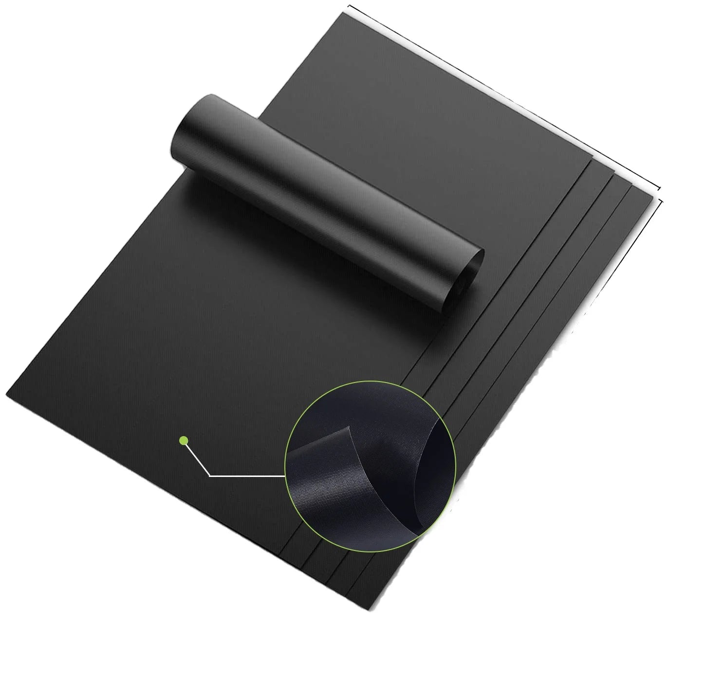 PTFE Heavy Duty Grill Mats Non Stick BBQ Outdoor Grill & Baking Mats Reusable Easy to Clean Barbecue Grilling Accessories