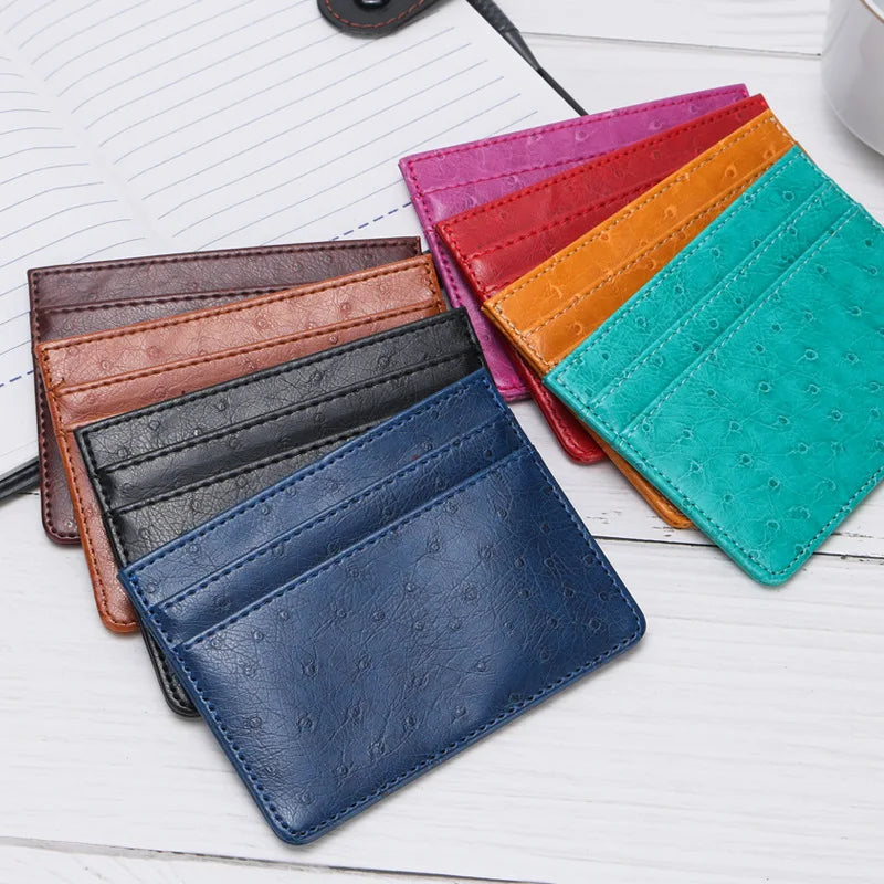 Lateen LT Minimalist Slim Pu Leather Bus Traffic Credit Card Holder Sleeve ID Card Wallet Carton Packed Custom Size Men Women