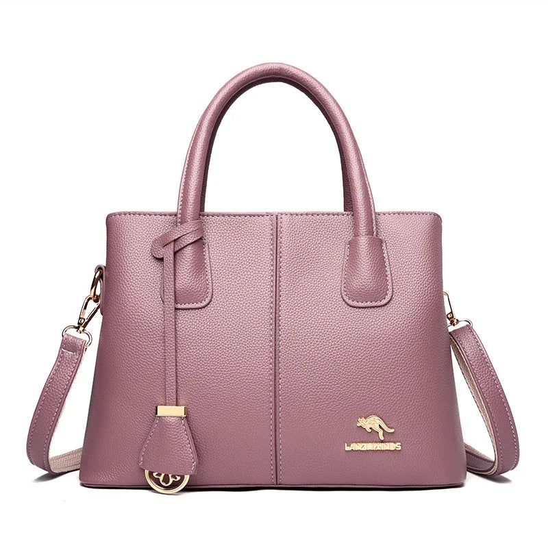 Wholesale Fashion Luxury Women Hand Bags Patent PU Leather Handbags Ladies Shoulder Crossbody Purses and Handbags for Women B