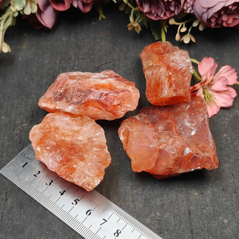 Bulk Wholesale Natural Gem Quartz Red Fire Quartz Rock Crystal Gemstone Raw Stone Reiki Rough