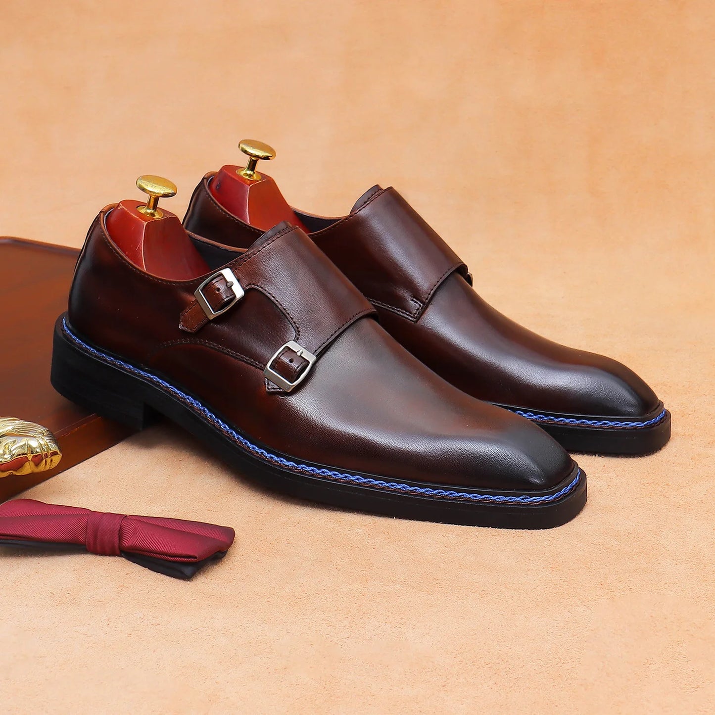 New Design Plus Size Men's Breathable Cow Genuine Leather Oxford Shoes Formal Business Office Career Professional Dress Shoes