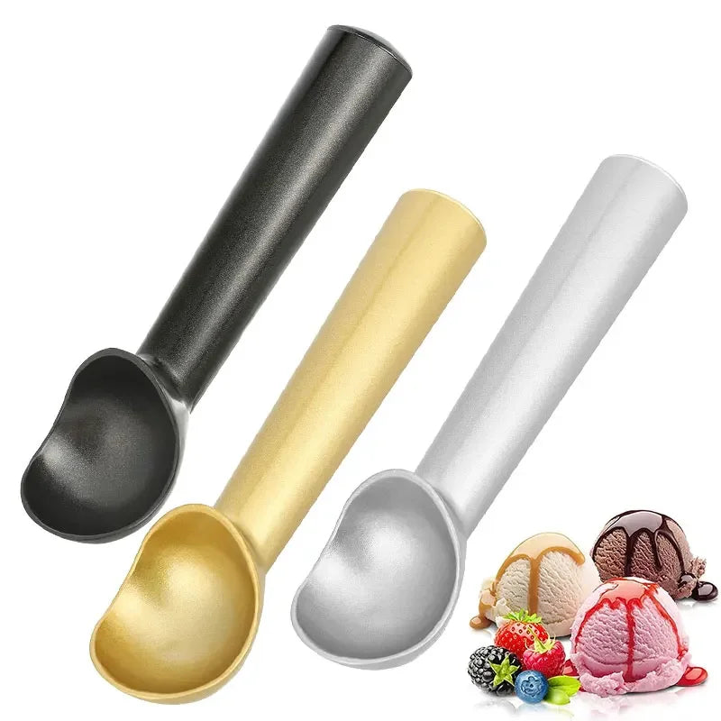 Professional Ice Cream Scoop Heavy Duty Aluminum  Ice Cream Scooper Nonstick Ice-Cream Spade Dishwasher Safe Spoon