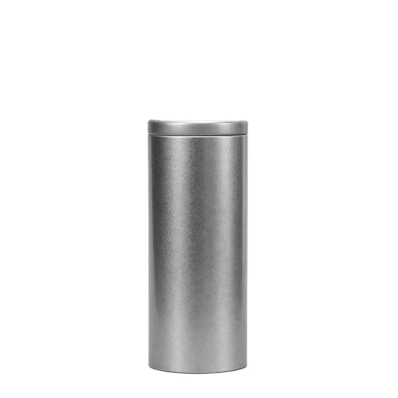 75*H135/187mm Custom Cylinder Airtight Metal Tea Tin Can Gold Silver Red Black Colors Tin Can for Food Packaging