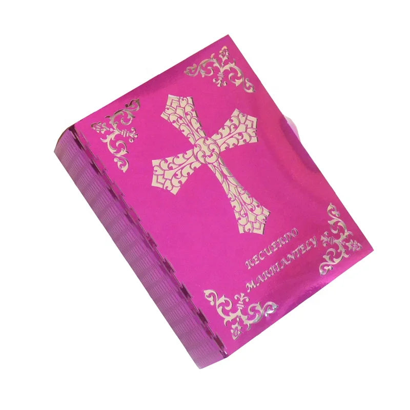 Book Design Custom Bar Mitzvah Quinceanera Upsherin Ramadan Baptism Valentine's Day Favors Laser Cut Customizable Gift Box