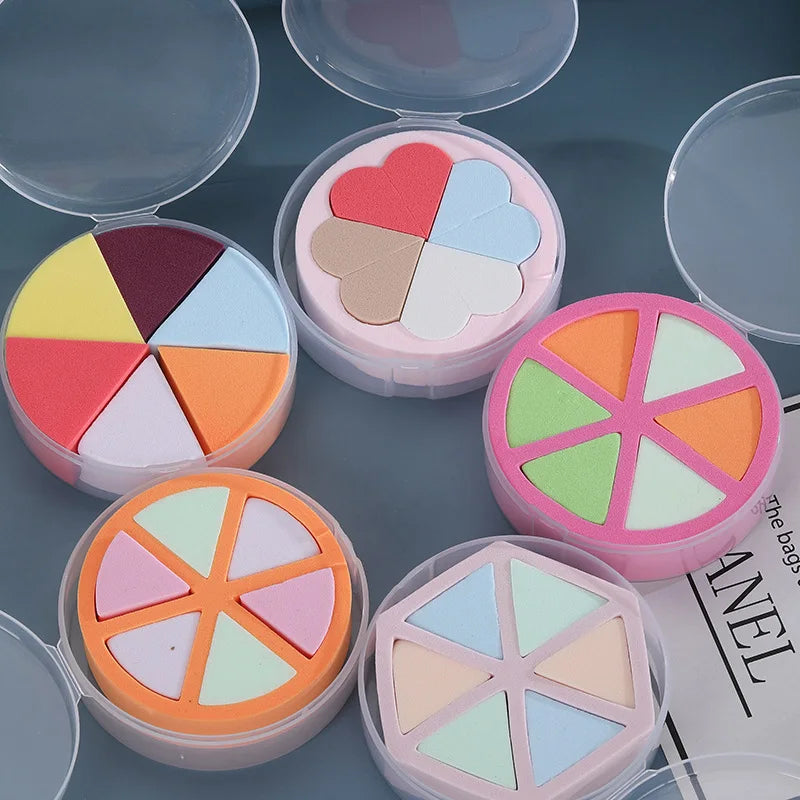 New Wholesale Makeup Egg Makeup Sponge Blender Triangle Powder Wet and Dry Powder Puff Cosmetic Cotton Cosmetic Tools