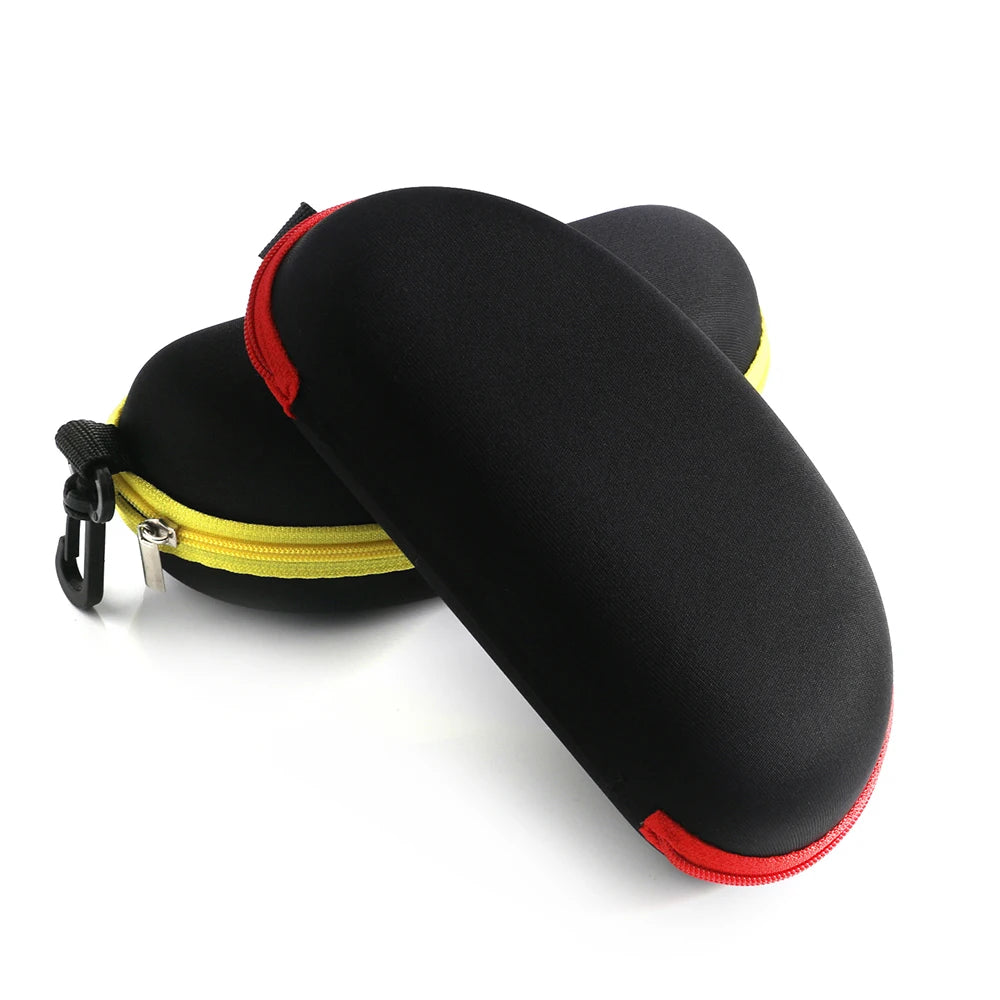 Sunglasses Bag Pouch Glasses Eye Case Big Size with Multi-colors Sun Glasses Soft Ultra Light Neoprene Zipper Eyeglass Case B