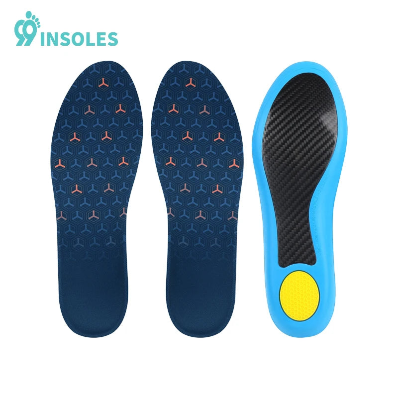 99insoles Embedded Sports Carbon Fiber Insole PU Basketball Insoles Cushion Shoe Inserts